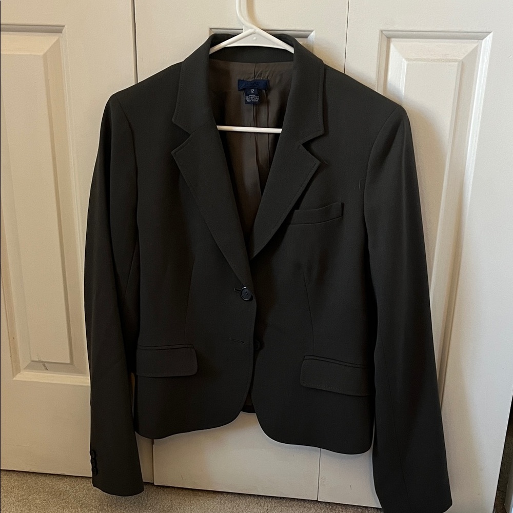 J. Crew Classic Dark Green Women's Blazer